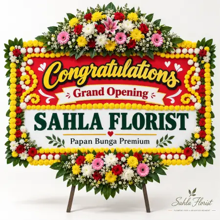 Papan Bunga Ucapan Selamat Kalibata