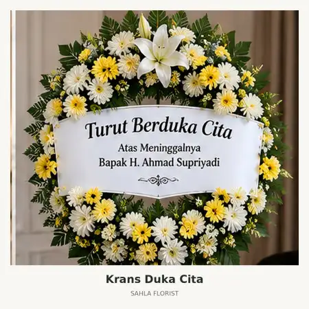 Krans Bunga Duka Kalibata